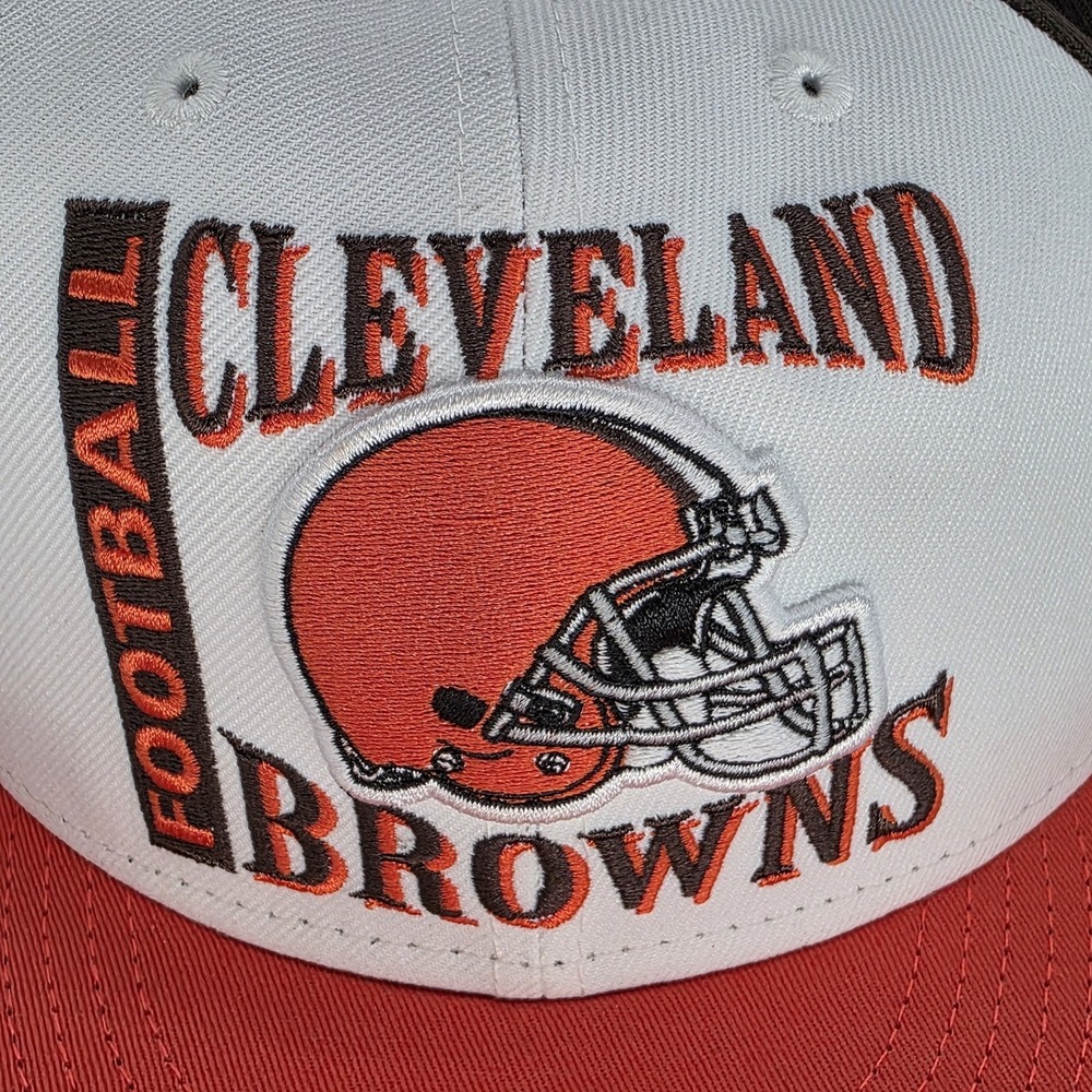 New Era Cleveland Browns 9Fifty Adjustable Snapback Hat Cap Embroidered Official - Picture 6 of 8